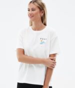 Dope стандартна w тениска 4PZP889 борово бяло Жени - Image 3