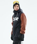 Dope стандартно яке за сноуборд 4PZP141 черен/кирпич мъже - Image 9