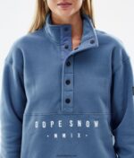 Dope удобен w поларен пуловер 4PZP817 синя стомана Жени - Image 2
