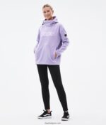Dope уютна качулка от полар 4PZP799 избледняла виолетова Жени - Image 9