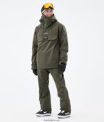 Dope яке за сноуборд blizzard 4PZP17 маслинено зелено мъже - Image 4