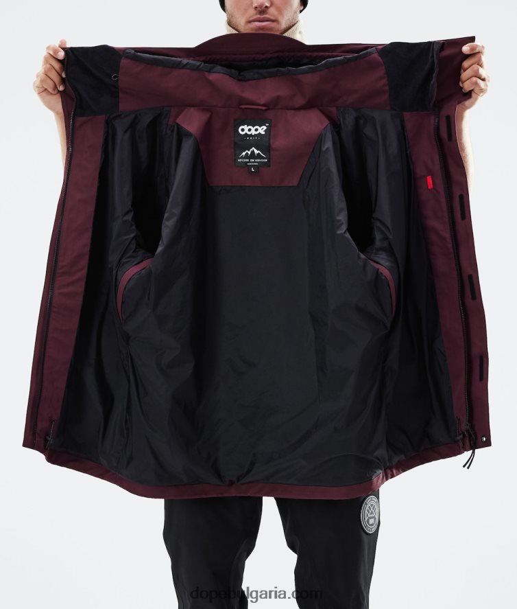 Dope яке за сноуборд blizzard full zip 2021 4PZP140 бордо мъже - Image 2