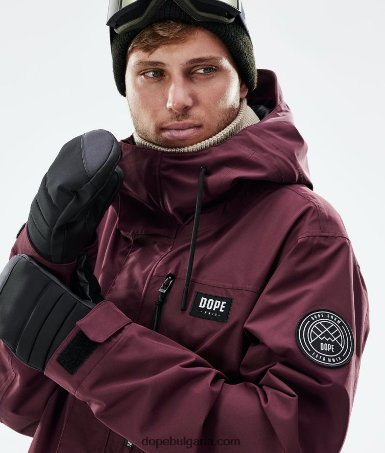 Dope яке за сноуборд blizzard full zip 2021 4PZP140 бордо мъже - Image 4