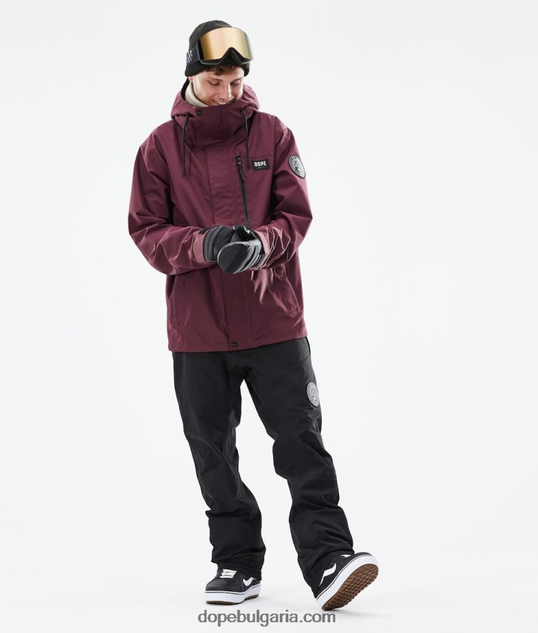 Dope яке за сноуборд blizzard full zip 2021 4PZP140 бордо мъже - Image 5