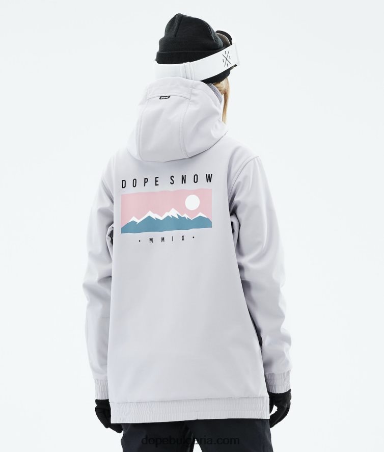 Dope яке за сноуборд yeti w 2021 4PZP615 гама светло сиво Жени - Image 1