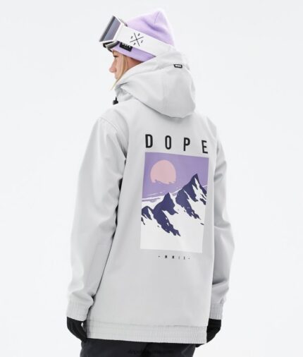 Dope яке за сноуборд Yeti W 4PZP548 връх светло сив Жени