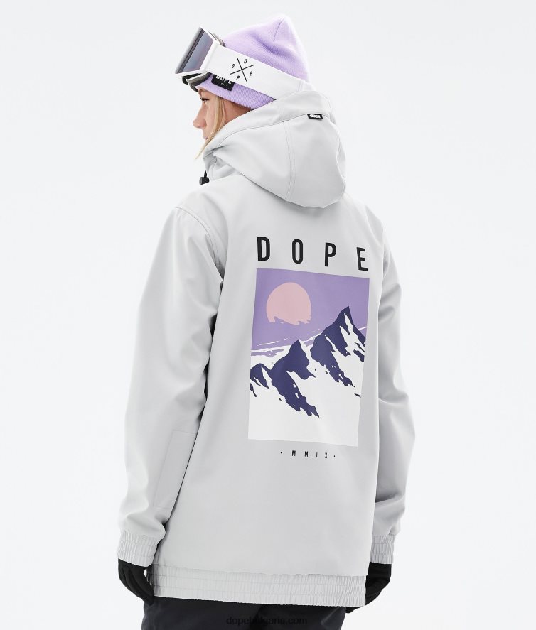 dope_d18fd0bad0b5_d0b7d0b0_d181d0bdd0bed183d0b1d0bed180d0b4_yeti_w_4pzp548_d0b2d180d18ad185_d181d0b2d0b5d182d0bbd0be_d181d0b8d0b.jpg Dope яке за сноуборд Yeti W 4PZP548 връх светло сив Жени - Image 1