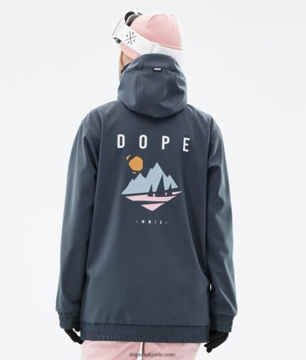 Dope яке за сноуборд Yeti W 4PZP565 борово метално синьо Жени