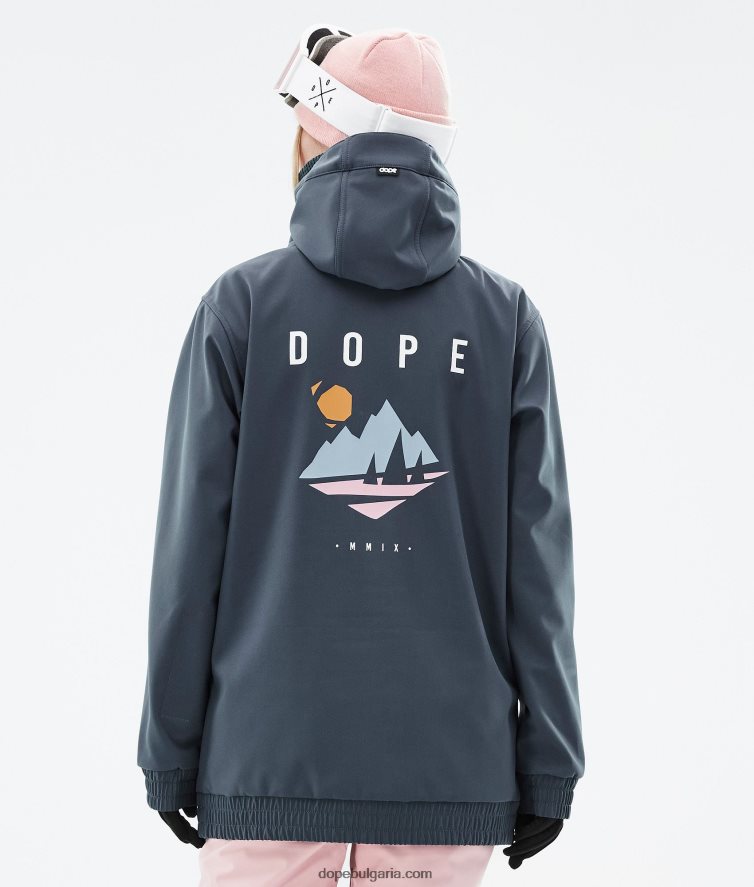 dope_d18fd0bad0b5_d0b7d0b0_d181d0bdd0bed183d0b1d0bed180d0b4_yeti_w_4pzp565_d0b1d0bed180d0bed0b2d0be_d0bcd0b5d182d0b0d0bbd0bdd0be.jpg Dope яке за сноуборд Yeti W 4PZP565 борово метално синьо Жени - Image 1