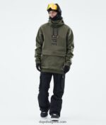 Dope яке wylie за сноуборд 4PZP131 ог маслинено зелено мъже - Image 4