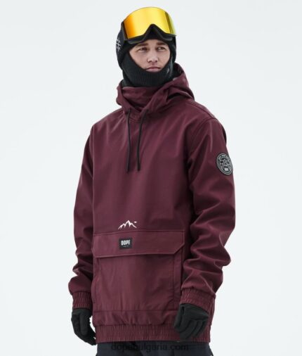 Dope яке wylie за сноуборд 4PZP86 кръпка бордо мъже