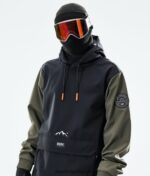 Dope яке wylie за сноуборд 4PZP87 петно ​​черно/маслинено зелено мъже - Image 3